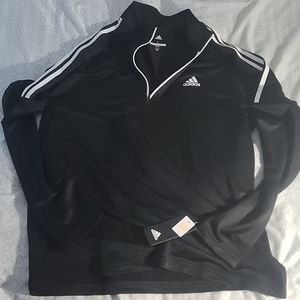 Adidas half zip track jacket